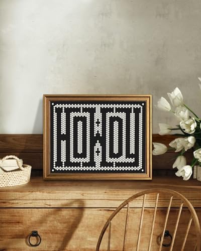 KBKBART Gold Framed Funky Big Howdy Canvas Wall Art Western Modern Decor - Image 4