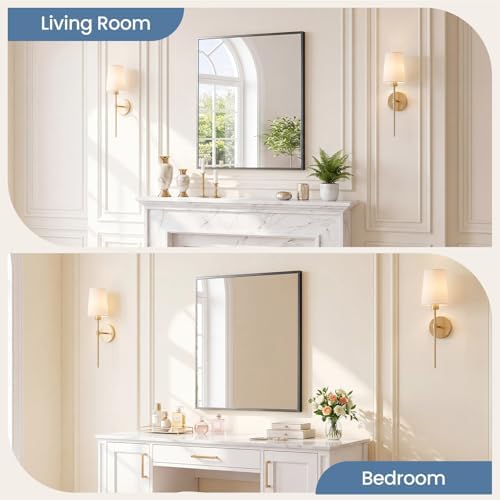 NEWBULIG Bathroom Wall Mirror, Vanity Mirror, 30x36 Inch - Image 2
