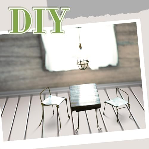 Flutesan 12 Pcs Miniature Dollhouse Wallpaper, Wood Paneled Wall - Image 3