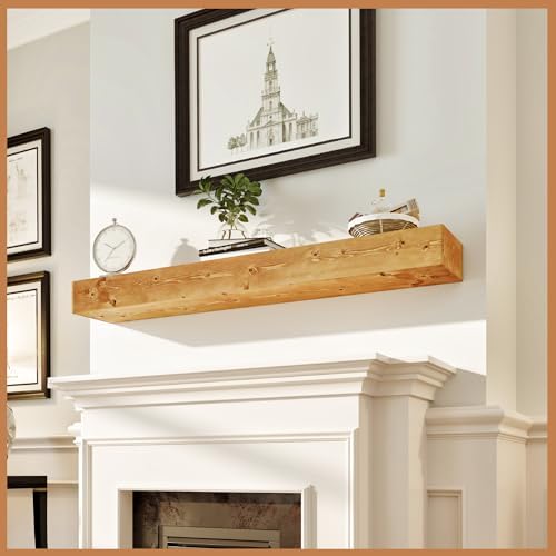 Avana Natural Fireplace Mantel by AvanaHome