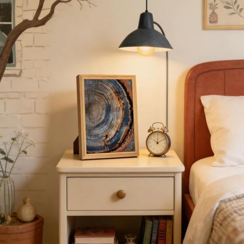 Tree Ring Wall Art Framed, Modern Nature Decor - Image 2