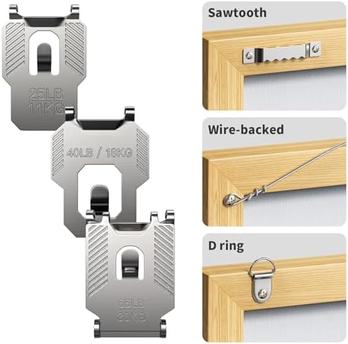 25 40 65 LB Picture Hangers Claw - Image 4
