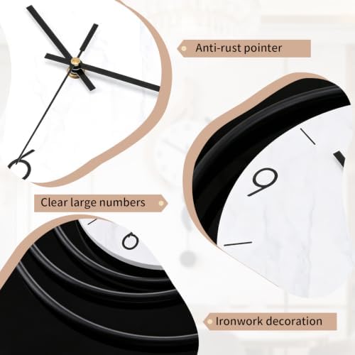 Dankeit Decorative Wall Clock, Silent Non-Ticking Quality Quartz Movement - Image 2