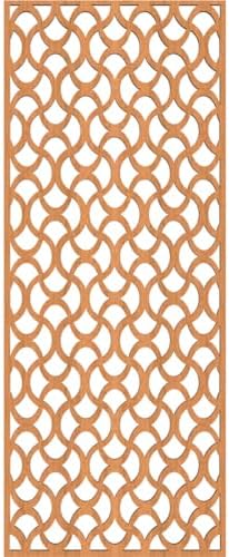 Resort Decorative Pierced Fretwork Wood Wall Panels, 9 3/8"W x 24 3/8"H x 3/8"T - Image 2
