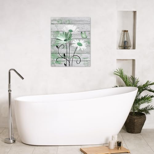 HVEST Country Green Floral Wall Art - Image 2