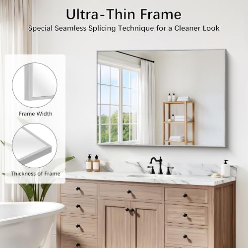 DESBING 30" x 40" Bathroom Mirror - Image 6