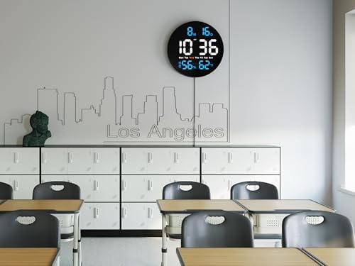 10" Electric Digital Wall Clock - Image 2