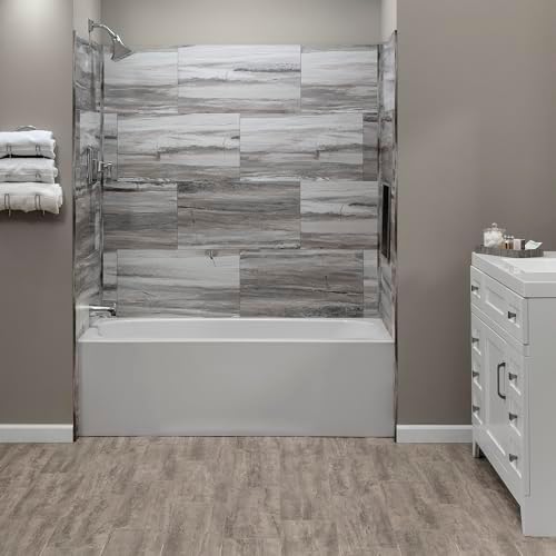 Palisade 25.6 in. x 14.8 in. Vinyl Wall Tiles in Louvre Granite - Image 3