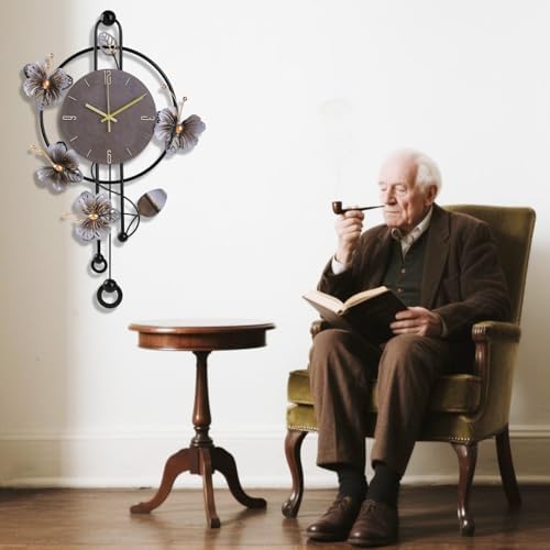Wall Clock, Silent Quartz Movement Battery Operated - Image 6