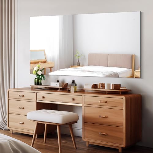 CILIBER Frameless Mirror, 30x55 Rectangle Bathroom Mirrors - Image 2