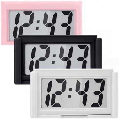 Frienda 3 Pieces Mini Small Digital Clock Stick On by Frienda