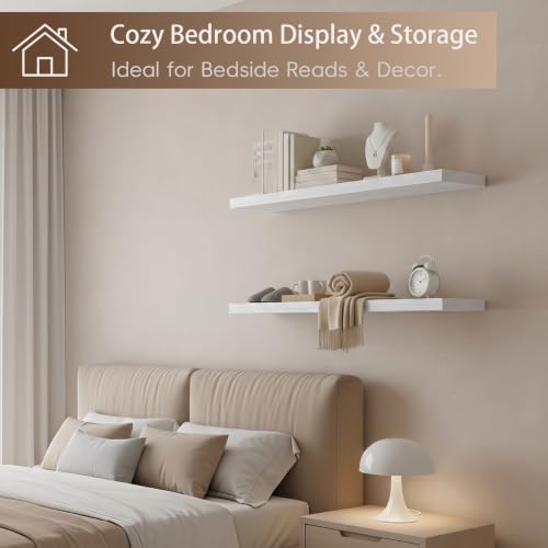 Lufia Floating Wall Shelves, MDF - Image 4
