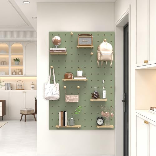 Wooden Modular DIY Pegboard Wall Organizer - Image 4