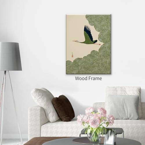 Japanese Flying Framed Wall Art Nature Bird Pictures Aesthetics Posters 20x30 - Image 3