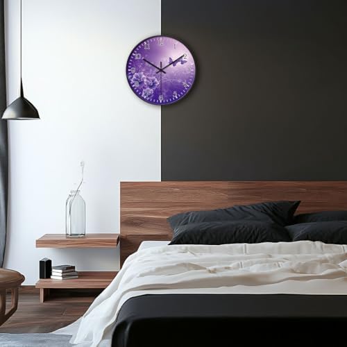 8 inch Decorative Wall Clock Battery Operated - Image 4