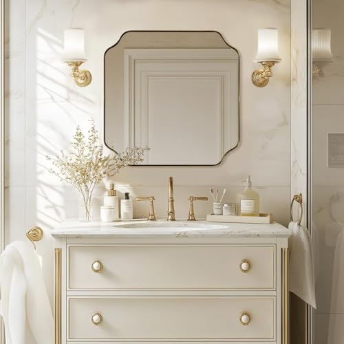 ANDY STAR Square Gold Vanity Mirrors, Antique Wall Mirror - Image 6