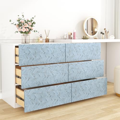 Wallercity Light Blue Grasscloth Wallpaper Twill Blue/Gray Peel and Stick Grass - Image 4