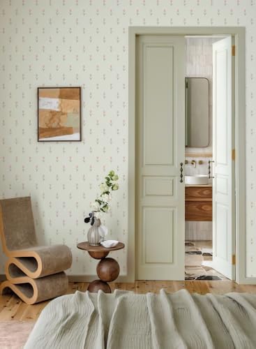 Simon&Siff Vintage Floral Wallpaper Peel and Stick 17.3" x 1200" - Image 3