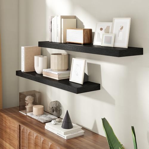 40 Inch Floating shelves for Wall, 8 Inch Deep, Invisible Brackets - Image 2