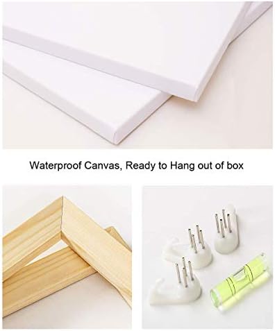 Biuteawal - Black and White City Wall Art Nature Lightning Strikes in The - Image 7