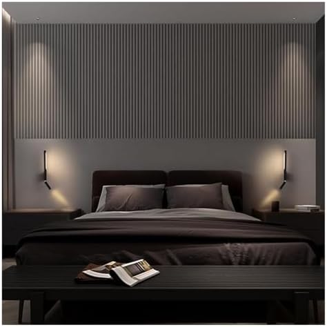 Bedside Wall Lamps 2 Heads 330 Degree Rotation Adjustable Wall Lamp Reading - Image 2