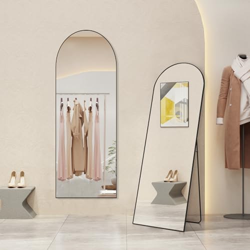 Arched Full Length Floor Mirror by Aidoly