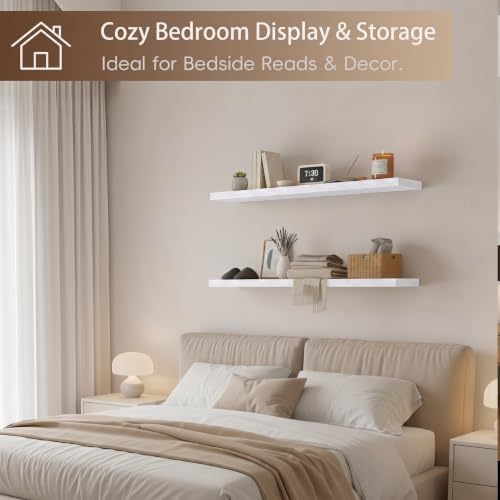 Lufia Floating Wall Shelves, MDF - Image 6