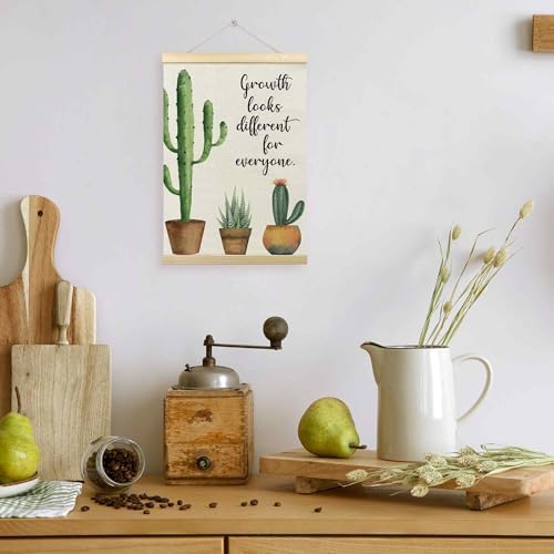 TLESKE Mental Health Cactus Poster Hanger Frame, Motivational Inspirational - Image 6