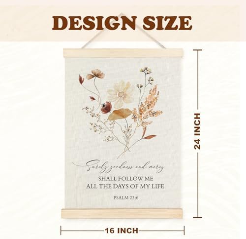 Supwhd Boho Floral Christian Wall Art - Image 6