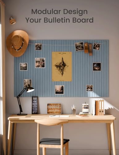 Fluxynara 48" x 36" Large Felt Bulletin Board，Coastal Haze - Image 6