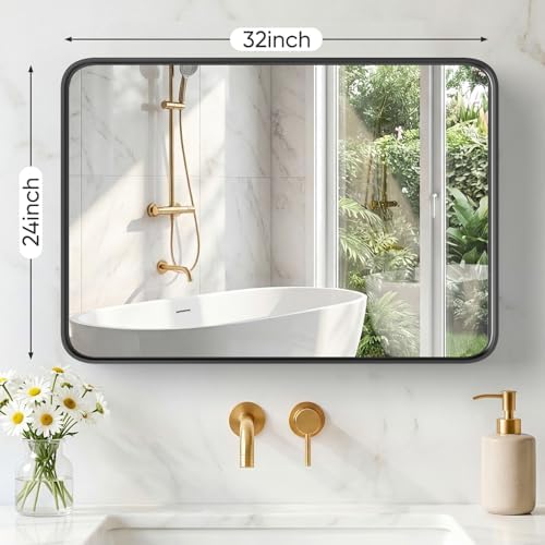 Sweetcrispy Bathroom Mirror 32x24 Inch, Vanity Mirror - Image 2