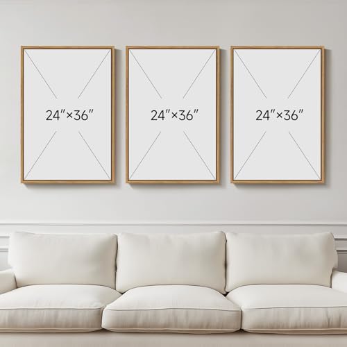 Large Framed Abstract Forest Landscape Wall Art - Image 4