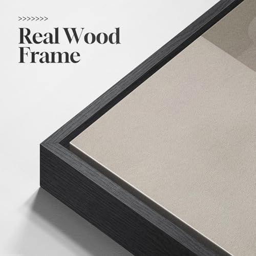 Extra Large Framed Black White Abstract Wall Art - Image 6