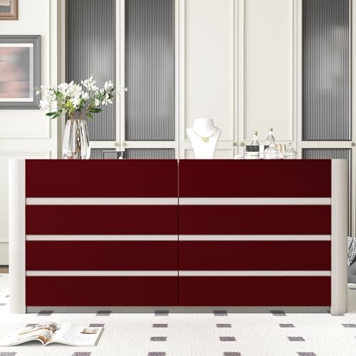 15.7"x472" Burgundy Velvet Wallpaper Peel and Stick Felt Drawer Liner Soft Self - Image 4