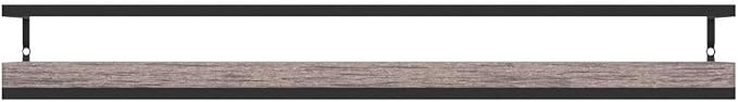Meangood Floating Shelves Wall Mounted Set of 2, Rustic Wood Wall Storage - Image 5