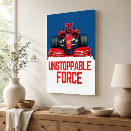 InkFlow Posters Racing Car Canvas Poster - Image 3