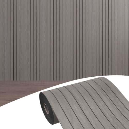 Elvone Peel and Stick PVC Slat Wood Wall Panel by Elvone