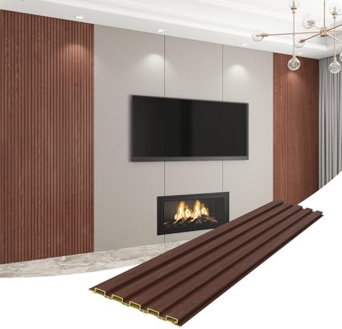 Slat Wall Panel 8-Pack, 118’’x6.3’’ by Unknown