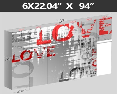 XMPMBM-Graffiti Art backsplash Large Decorative Wallpaper Colorful Alphabet - Image 4