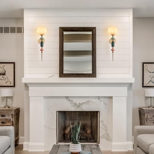 Milk White Glass Modern Wall Scone Milky Indoor Wall Light Fixtures - Image 2