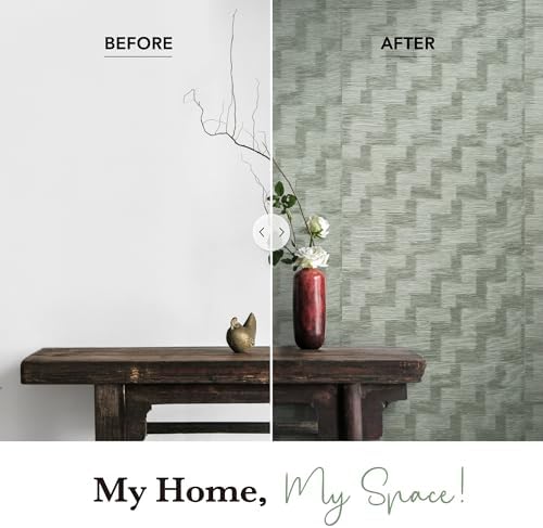 GoDear Design Zig Zag Wallpaper Cabinet Covers, Stonehenge - Image 6