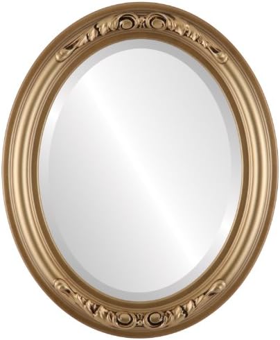 OVALCREST Oval Beveled Wall Mirror by OVALCREST