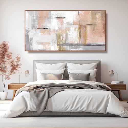 Kureful Large Painting Gold Abstract Wall Art - Image 3