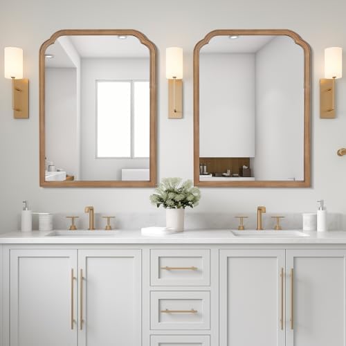 WallBeyond 28" x 40" Wood Bathroom Mirror - Image 2