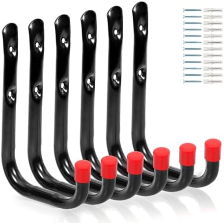 Heavy Duty Garage Storage Hooks, Wall Mount Storage Utility Hangers by Yisunnan