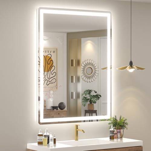 SMIROR 28x36 LED Lighted Bathroom Vanity Mirror by SMIROR