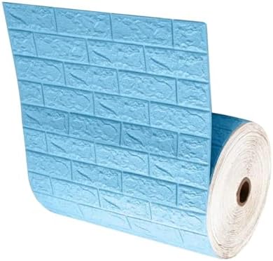 Waterproof Wall Panels 27.5" x 196.8" Faux Brick Wallpaper Peel and Stick Art by homeemoh