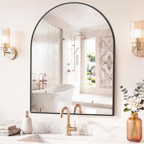 Sweetcrispy 30"x40" Arched Bathroom Mirror, Bathroom Mirrors by Sweetcrispy
