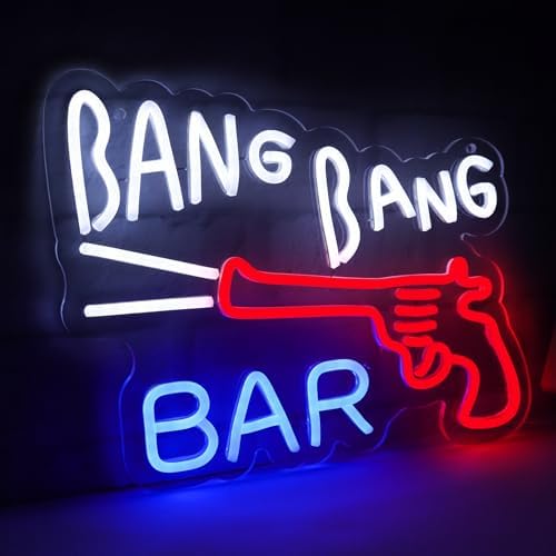 BANG BANG BAR Neon Signs for Wall Decor The Roadhouse Neon Lights for Bedroom by JFLLamp