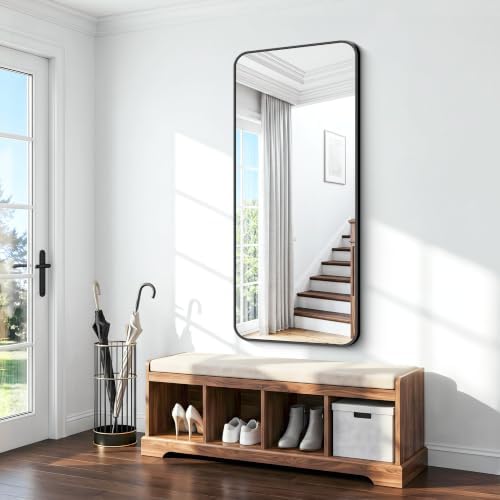 BONEWEI 66x30 inch Large Bathroom Mirror, Wall Mounted Bathroom Frame Vanity - Image 4